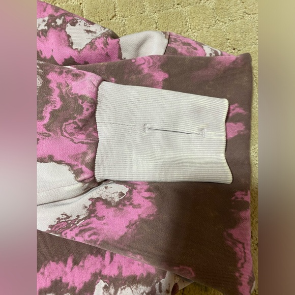 Joy lab women’s tye dye crew neck hoodie with matching sweater pants size xl, L - Picture 12 of 14